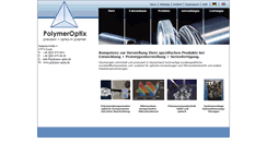 Desktop Screenshot of polymer-optix.de